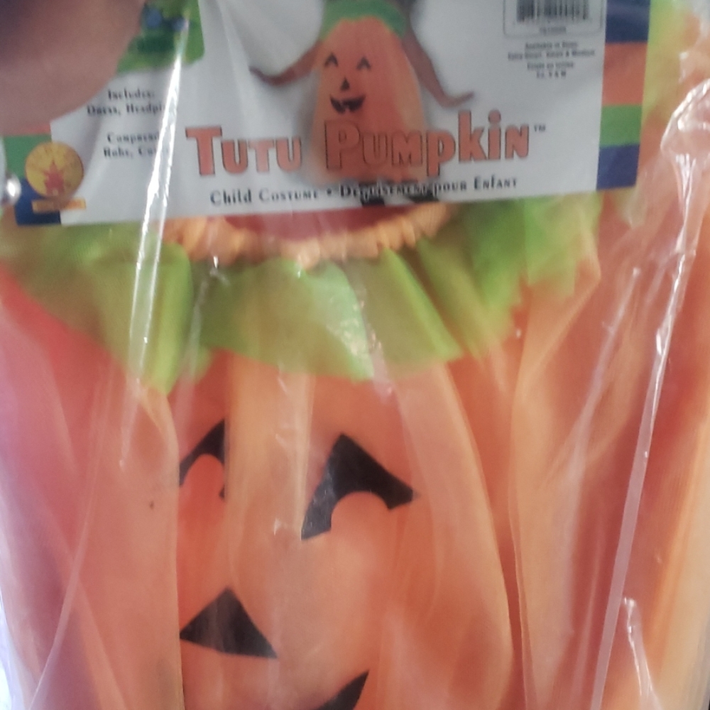 Tutu Pumpkin Kids Costume